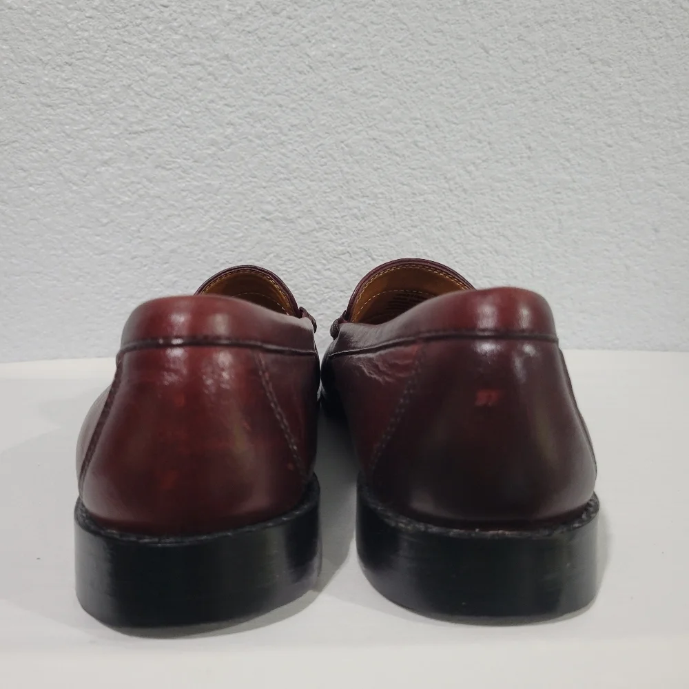 J CREW Camden kiltie tassel loafers in English leather, Sz 8.5